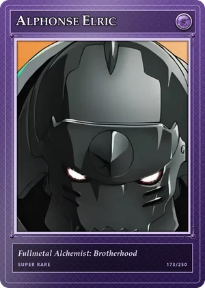 Alphonse Elric, a Super Rare card